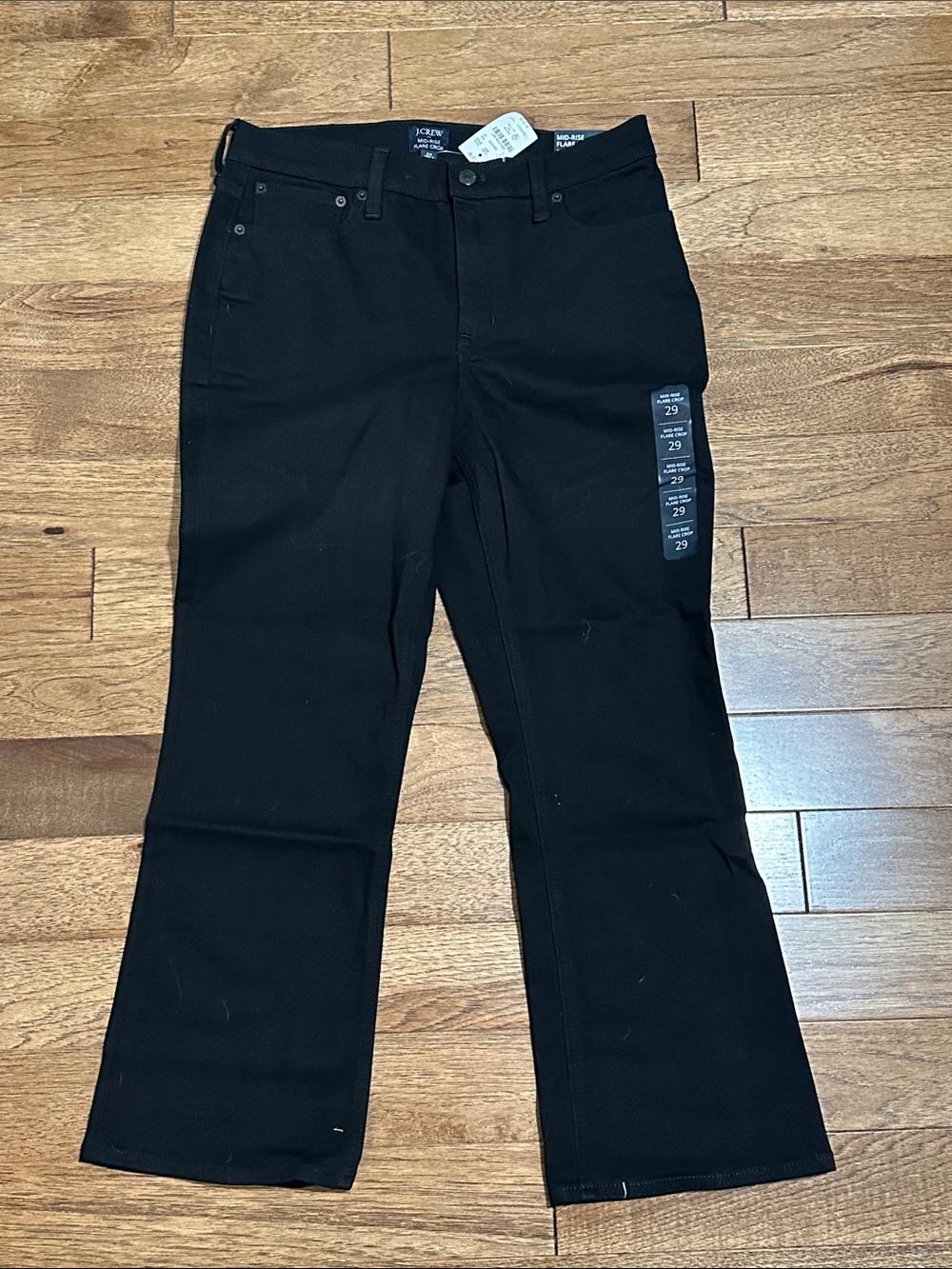 J. Crew Black Wide-Leg Jeans | A21